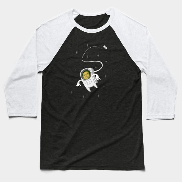 Space cage Baseball T-Shirt by kurticide